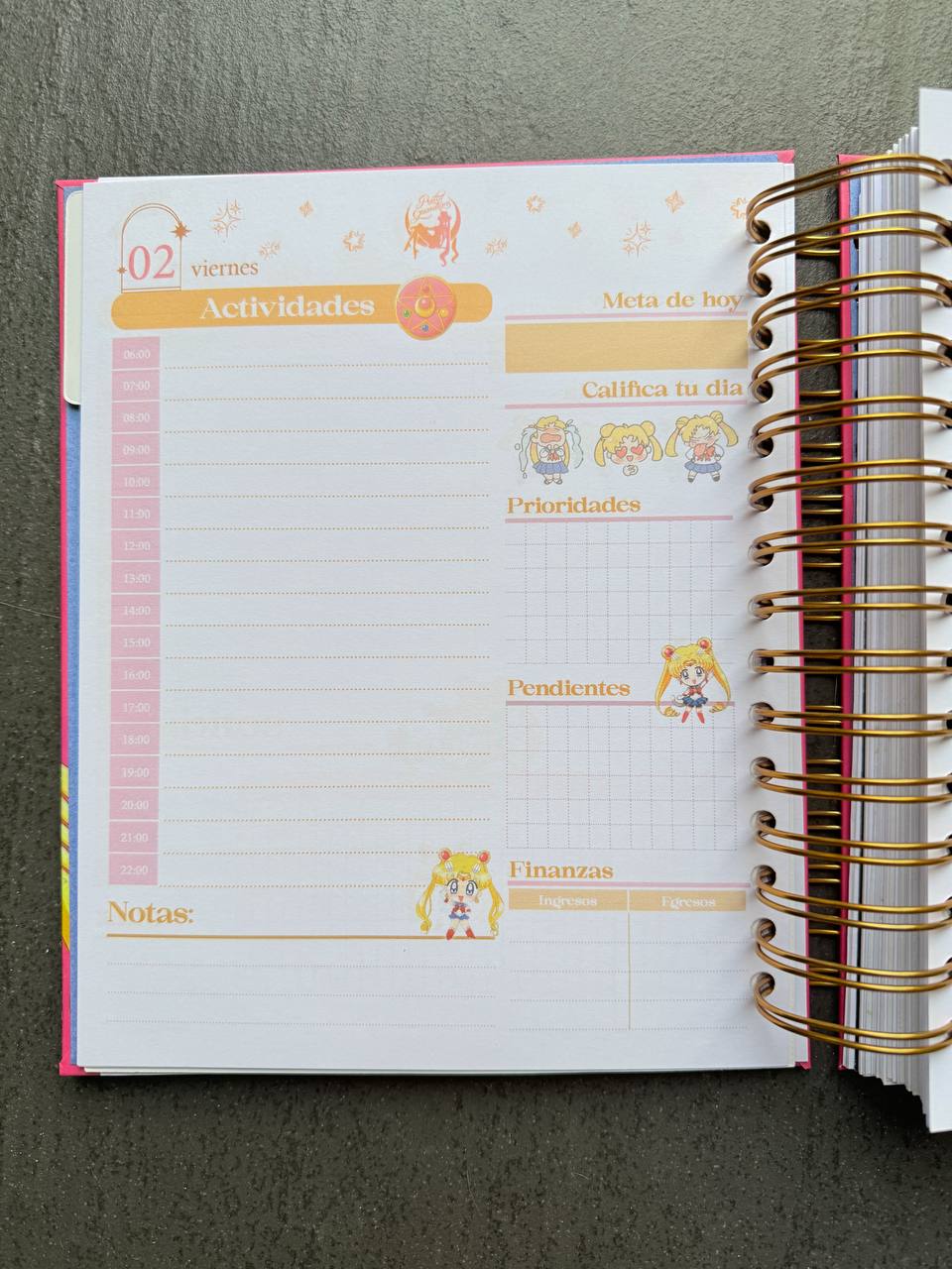 [Agenda Diaria] Sailor Moon